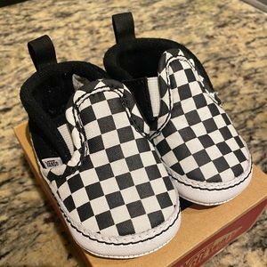 INFANT BABY VANS CHECKERBOARD SLIP ON V 3C NEW